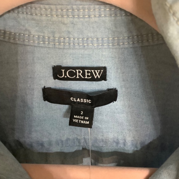 J. CREW CHAMBRAY SHIRT - Picture 4 of 4